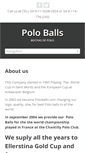 Mobile Screenshot of poloballs.com